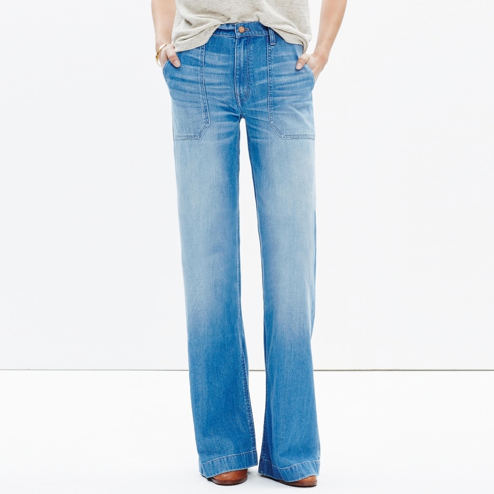 Madewell High-Rise Wide-Leg Jeans 28